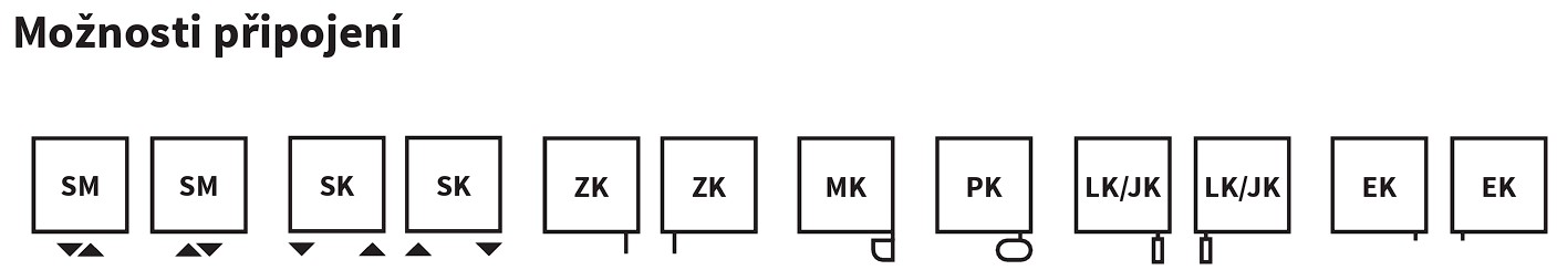 Koupelnový radiátor Rytmo s háčky ISAN Melody připojení